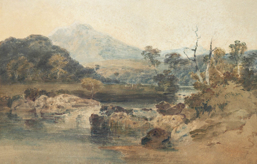 Snowdon de Beddgelert par Turner, 1798 