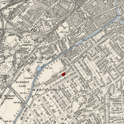 Personalised Old Map of Ayr