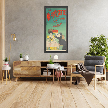 A framed image of La Marquisette Vintage Liqueur Poster by Leonetto Cappiello, 1901