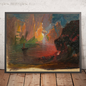 A framed image of 