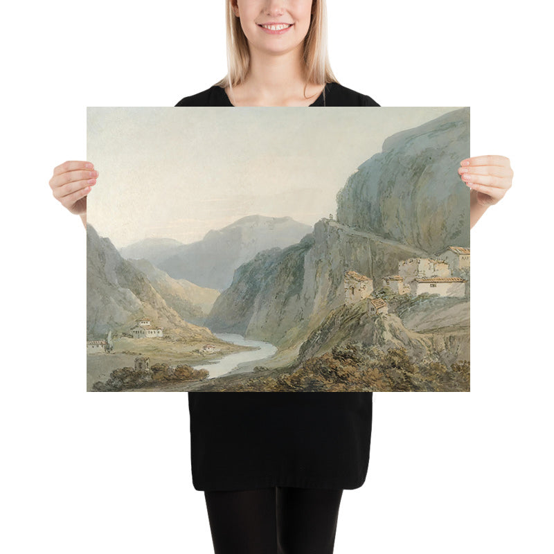 Aufstieg zum Wasserfall von Terni von Turner, 1800 