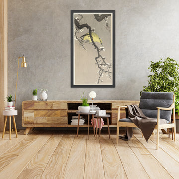 A framed image of 