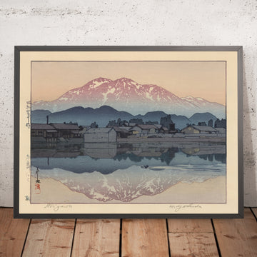 A framed image of 