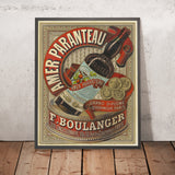 Amer Paranteau Vintage Bitters Poster, 1887