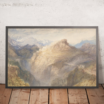 A framed image of The Fort of L&