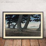 Kaiganji Beach in Sanuki District by Hasui Kawase, 1935