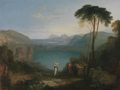 Lake Avernus: Aeneas and the Cumaean Sybil by Turner, 1814