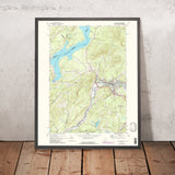 Old Map of Littleton, New Hampshire by USGS, 1971 – Moore Reservoir & Ammonoosuc River