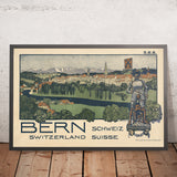 Bern Reiseplakat: Schweiz, Switzerland, Suisse von Emil Cardinaux, 1906 