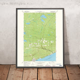 Old Map of Grand Marais, Minnesota by USGS, 1960 – Lake Superior & Boundary Waters Canoe Area