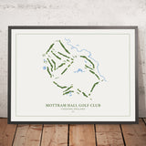Mottram Hall Golf Club: Modern Golf Course Map