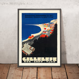 Poster di viaggio di Gilleleje, Danimarca 
