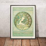 Ivy by Alphonse Mucha, 1901