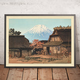 Herbst in Hirano mit dem Fuji von Hasui Kawase, 1935 