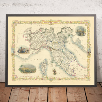 Ancienne carte du nord de l&