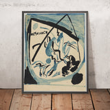 Design for the Cover of the Almanac The Blue Rider II by Wassily Kandinsky, 1911