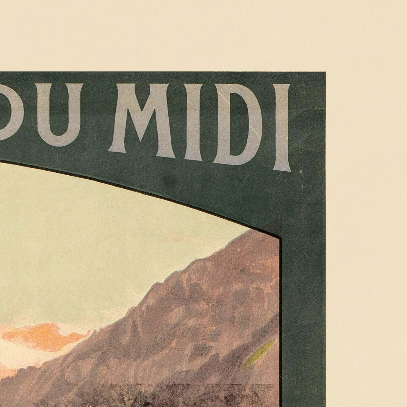Southwest France Travel Poster: Chemin de fer du Midi by Louis Tauzin, 1910