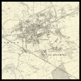 Personalised Old Map of Castleford