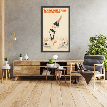 A framed image of Matheus Müller Extra Vintage Drinks Advertising Poster by Paul Scheurich, 1912