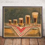 The Toper’s Dream Vintage Beer Poster by Otto Norquist, 1891