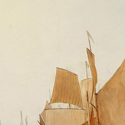 The Harbor of Dieppe by Turner, 1826