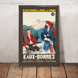Reiseposter Eaux-Bonnes von M. Colas, 1930 