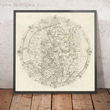 Mapa Mundial Medieval Centrado en Jerusalén por Vesconte, 1611: Mapa Portulano Mundi 
