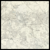 Mappa antica personalizzata di Bromley 