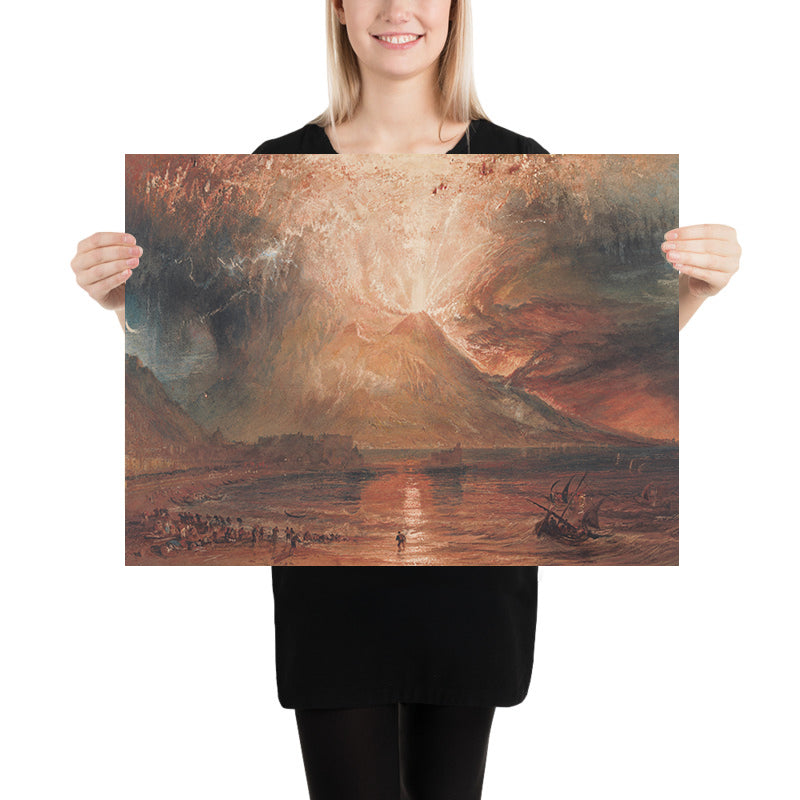 Vésuve en éruption par Turner, 1817 