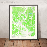 Old Map of Bella Vista, Arkansas by USGS, 1971 – Hiwasse & Ozark Mountains