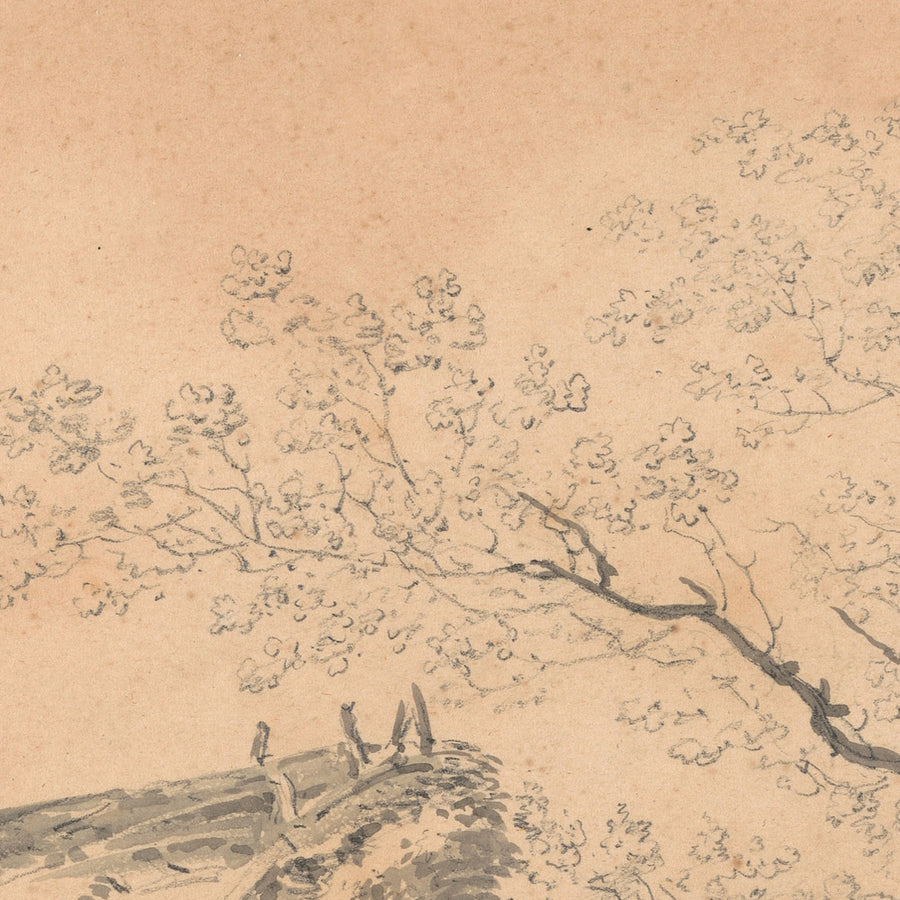 Paesaggio con fienile di Turner, 1795 