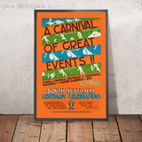 Affiche de voyage de l’Australie-Méridionale : Un carnaval de grands événements par Anonyme, 1936 