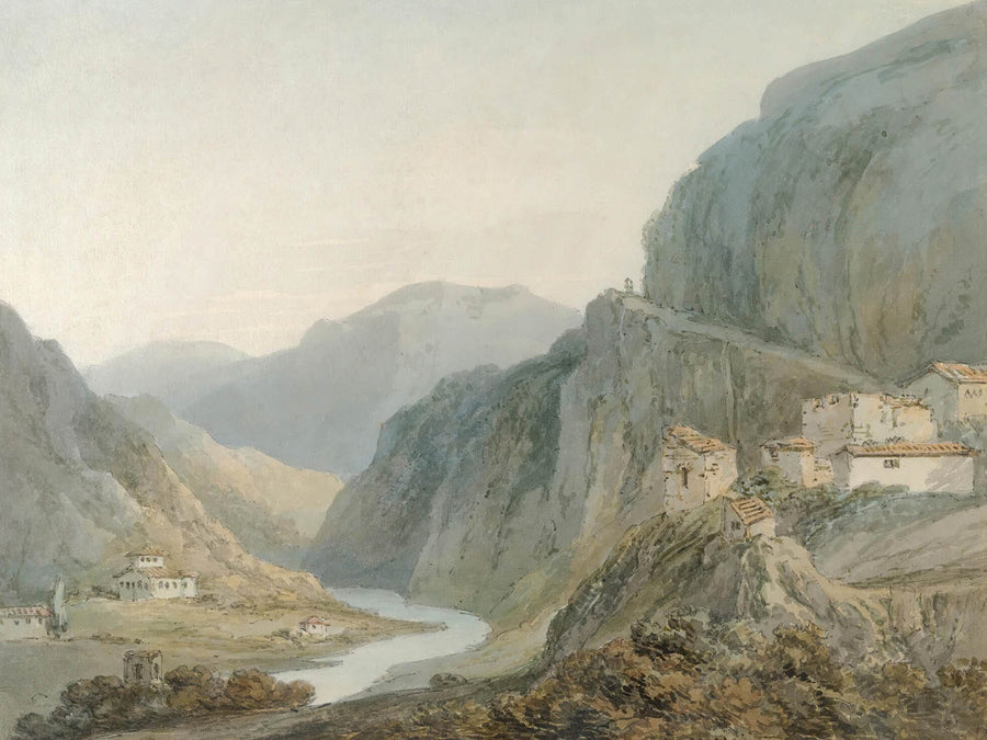 Aufstieg zum Wasserfall von Terni von Turner, 1800 