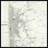 Personalised Old Map of Blackpool