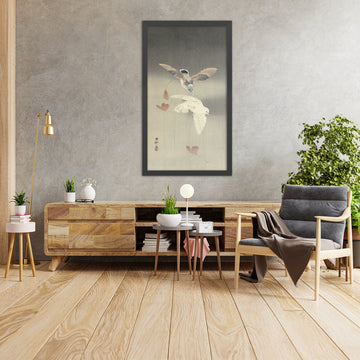 A framed image of 