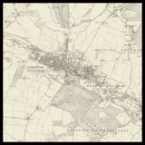 Personalised Old Map of High Wycombe