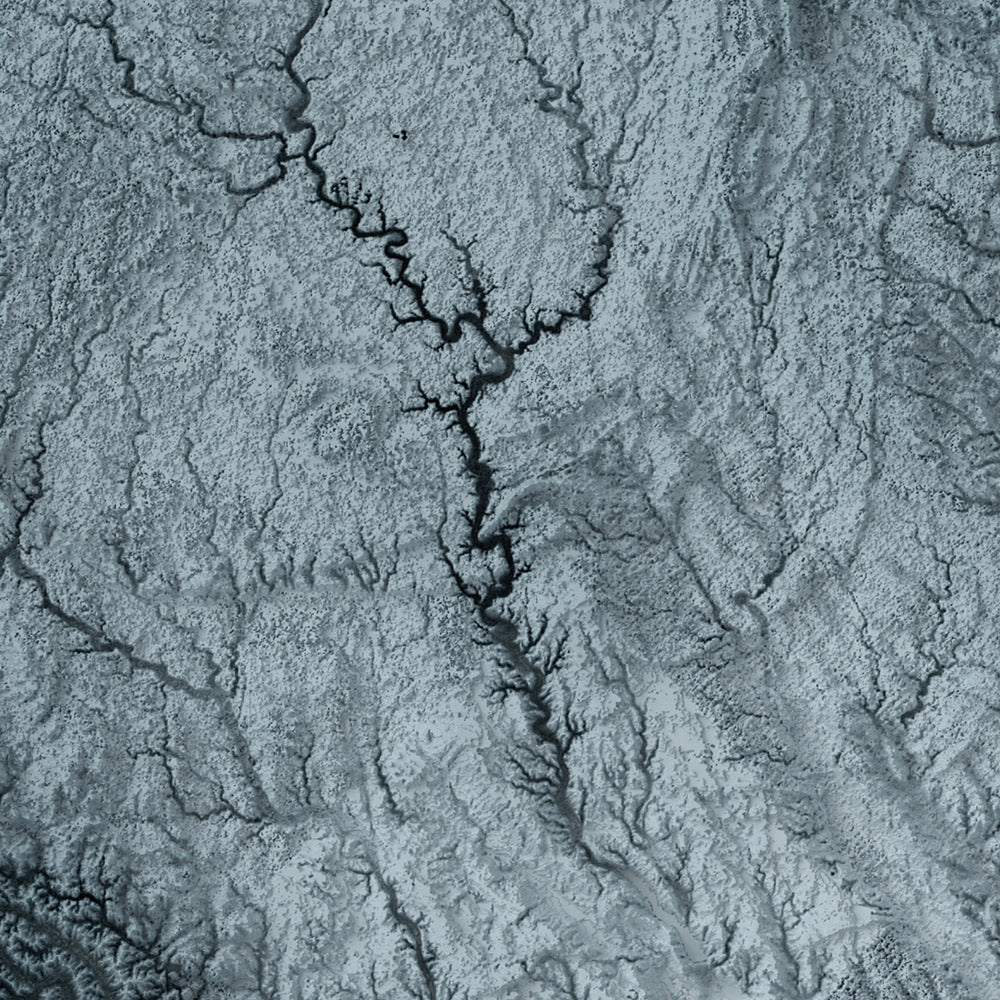 Iowa Topografische 3D Reliefkarte 