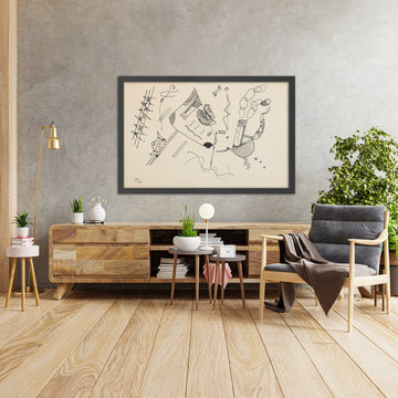 A framed image of 