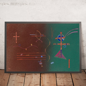 A framed image of 