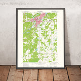 Old Map of Brainerd, Minnesota by USGS, 1973 – Mississippi River, Nisswa & Crow Wing State Park