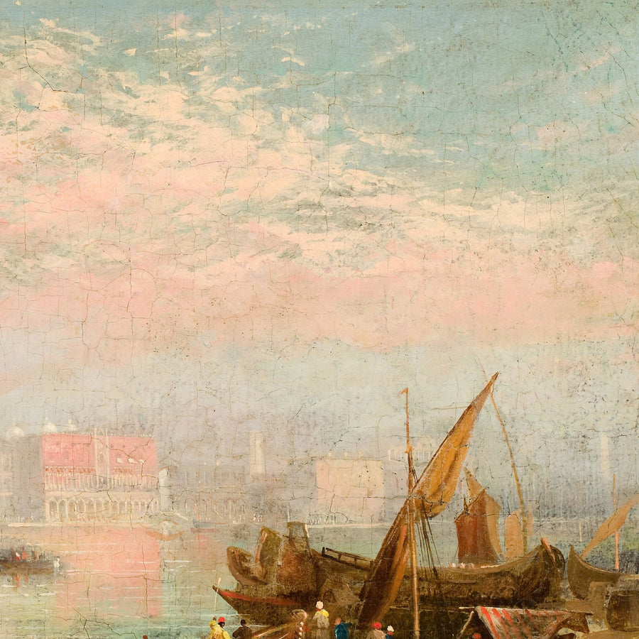 Seascape de Venise par Turner, 1800 