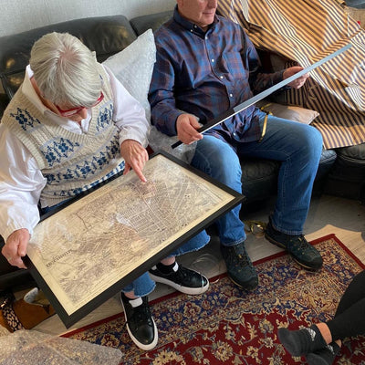 Personalised Old Map of Ayr