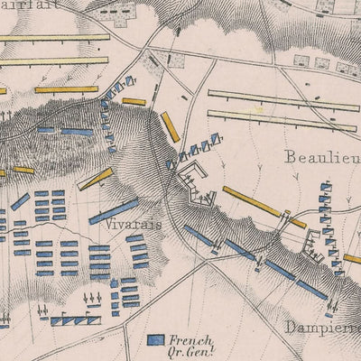 Bataille de Jemappes le 6 novembre 1792 par AK Johnston, 1792