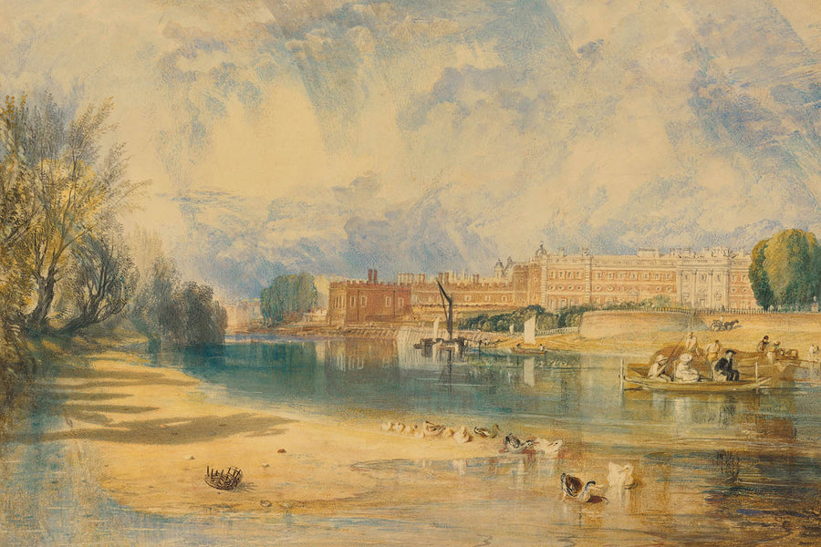 Le Palais de Hampton Court par Turner, 1827 