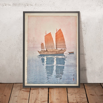 A framed image of 