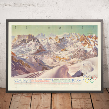 Ancienne carte de Cortina d&