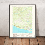 Map of Homer, Alaska by USGS, 1987 – Kachemak Bay, Seldovia & Kenai Peninsula