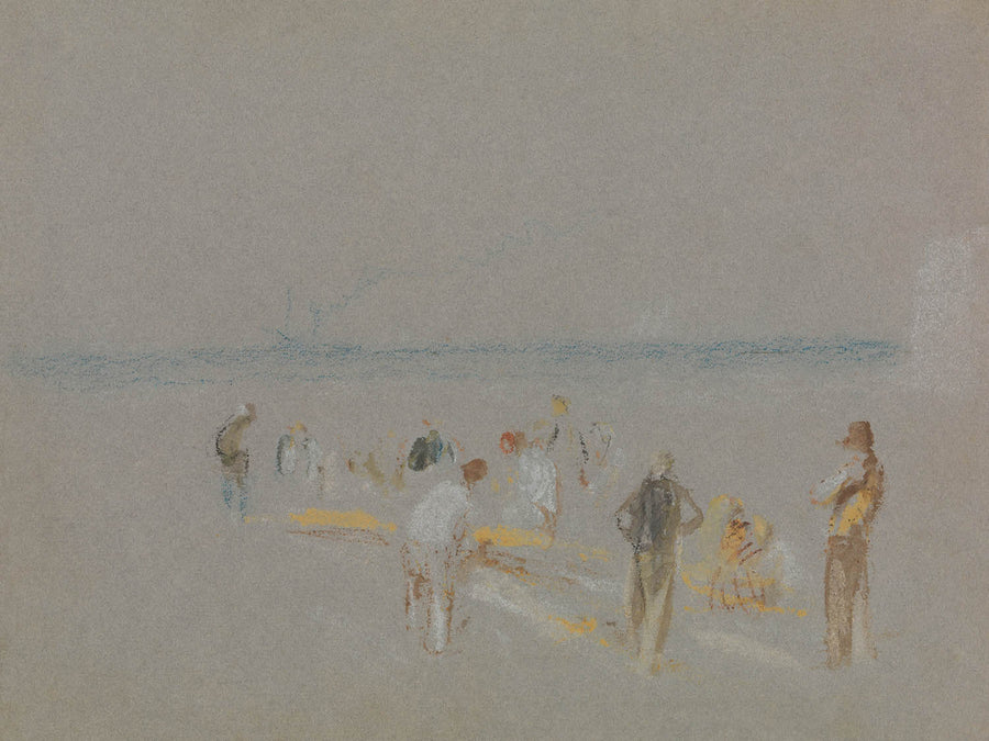 Cricket sur les Goodwin Sands par Turner, 1820 