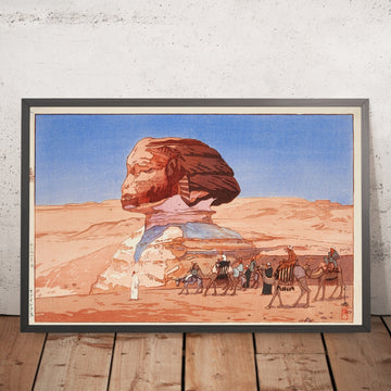 A framed image of 