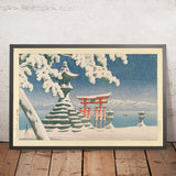 Neve a Miyajima di Hasui Kawase, 1935 